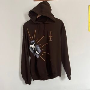 Travis Scott Not For Decoding hoodie Size M Brown